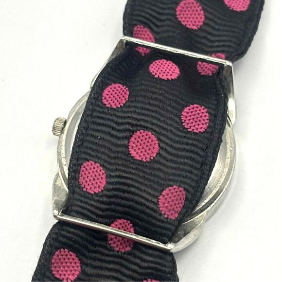 Pink & Black Poke A Dot Watch - Picture 4 of 4